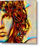 Jim Morrison The Doors In Vibrant Contemporary Priimitivism Colors 20200717v4 Metal Print