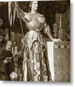 Joan Of Arc At The Coronation Of Charles Vii, 1854 Metal Print