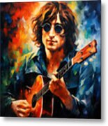 John Lennon  The Beatles Metal Print