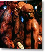 In The Middle Of Something - J'ouvert Morning, Carnival, Trinidad And Tobago Metal Print