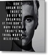 Justin Bieber Metal Print