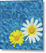 Keep Your Sunny Days By The Pool Metal Print