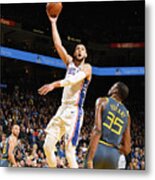 Kevin Durant And Ben Simmons Metal Print