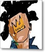 King Basquiat Metal Print