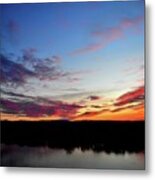 Kissing The Sunset Clouds Metal Print