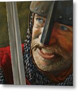 Knight Defender Metal Print