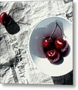 Korean Cherries Metal Print