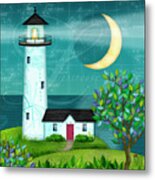 L Is For Lighthouse Metal Print