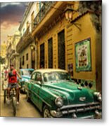 La Habana Calle Cienfuegos Metal Print