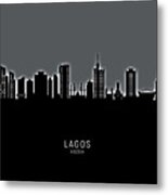 Lagos Nigeria Skyline #34 Metal Print