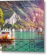 Lake Annecy France Metal Print