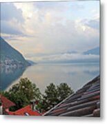 Lake Como Morning  8435 Metal Print