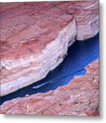 Lake Powell From The Air Metal Print