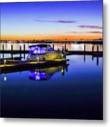 Lake Ray Hubbard Runabout Sunset Metal Print