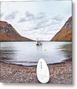 Lake Willoughby Fall Panoramic 2 Metal Print