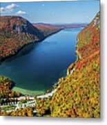 Lake Willoughby, Vermont 3 To 1 Panorama Metal Print