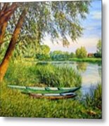 Landscape With A Boat 2 Metal Print