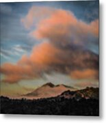 Large Cloud Over Mt. Tamalpais Metal Print