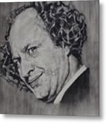 Larry Fine Of The Three Stooges - Where's Your Dignity? Metal Print