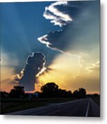 Last Storm Chase Of The Year 005 Metal Print