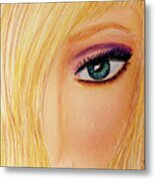 Left Eye Metal Print