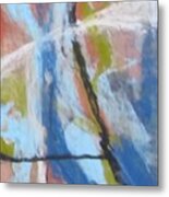 Left Hand Abstract Series #1 Right Diptych Metal Print