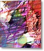 Lester Young Abstract Jazz Metal Print