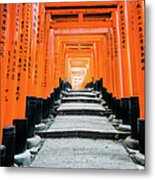 Light At The End Of The Tunnel, Senbon Torii, Kyoto #2 Metal Print