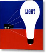 Light - Rural Electrification Administration Print - Circa 1940 Metal Print