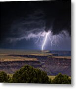 Lightning From The Land Of Enchantment Metal Print