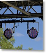 Lights Above The Stage Metal Print