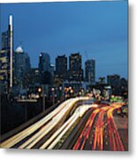 Lights In The City Of Brotherly Love Metal Print