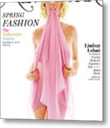 Lindsay Lohan, Spring Fashion 2008 Metal Print