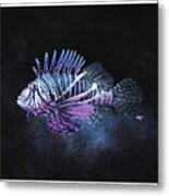 Lion Fish Study Metal Print