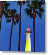 Lion Lighthouse, Long Beach, California Metal Print
