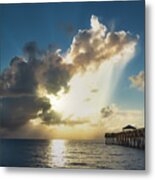 Liquid Sunshine Metal Print