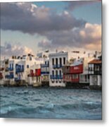 Little Venice Mykonos Metal Print