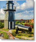 Loggerhead Lighthouse - Dry Tortugas National Park Metal Print