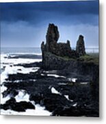 Londrangar - The Rocky Castle Of Iceland Metal Print