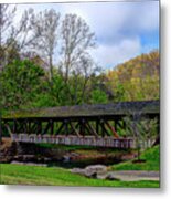 Long Pine Crossing In Spring Metal Print