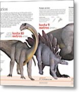 Los Dinosaurios Metal Print
