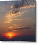 Lost In Wispy Clouds Metal Print