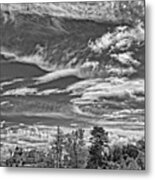 Lots Of Clouds Over The Masters School Metal Print