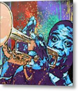 Louis Armstrong Metal Print