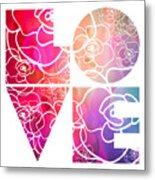 Love Transparent Image Metal Print