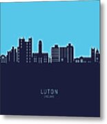 Luton England Skyline #91 Metal Print