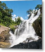 Mae Klang Waterfall, Doi Inthanon National Park, Chiang Mai, Tha Metal Print