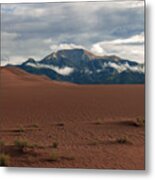 Magic Sand Dune Mountains Metal Print