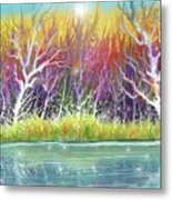 Magical Forest Metal Print
