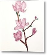 Magnolia Metal Print